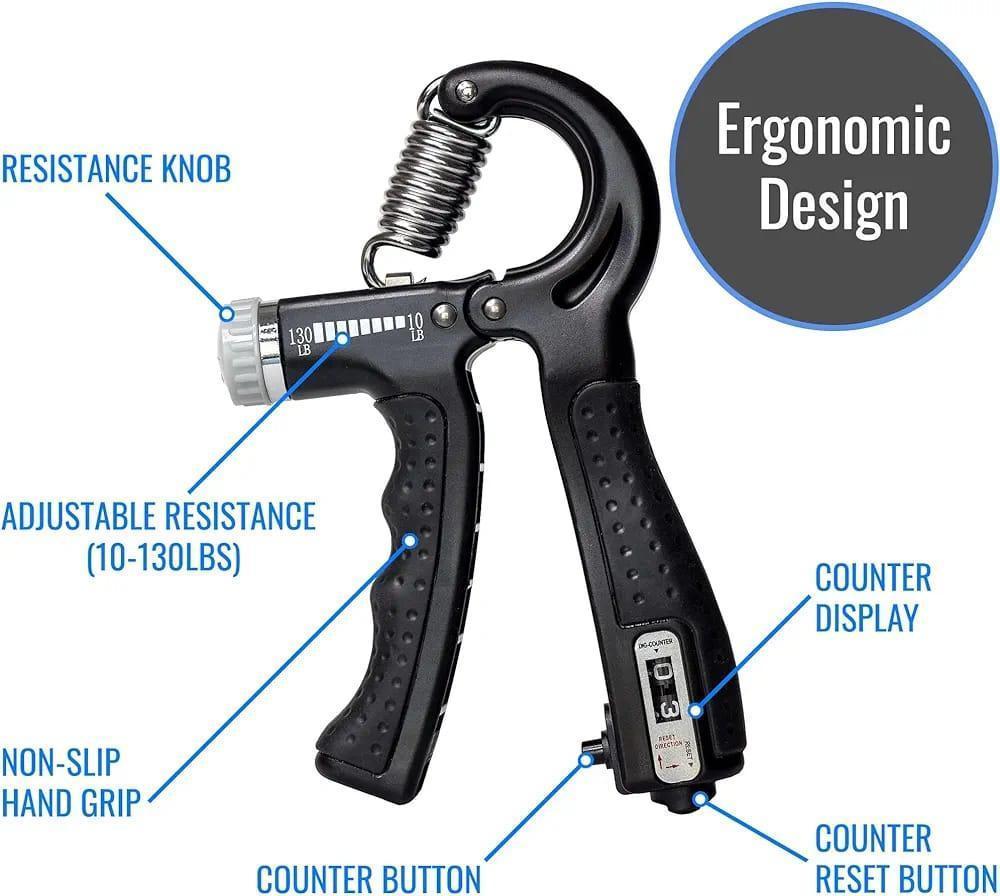 Hand Gripper - 1 Pc for Strength Training and Grip Enhancement